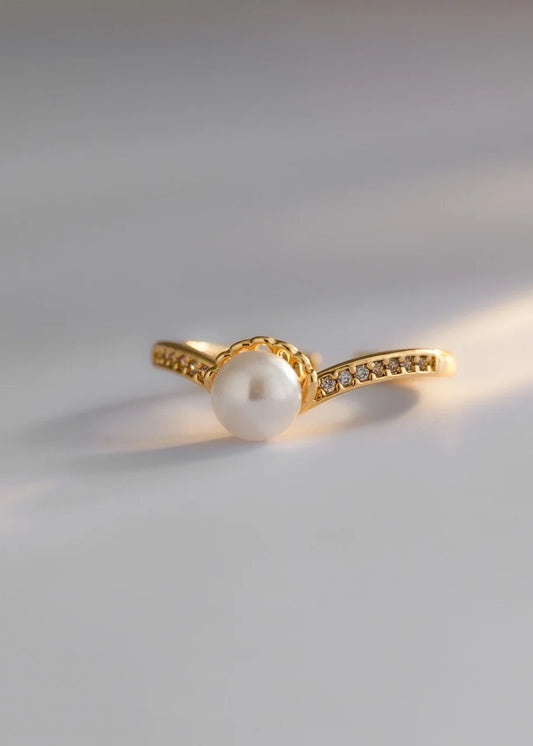Anillo Ocean Soul Ajustable Oro laminado 18k