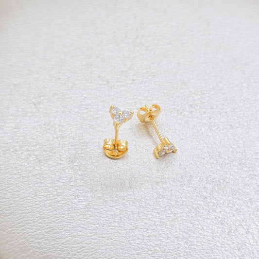 Arete Flower Oro Laminado 18k