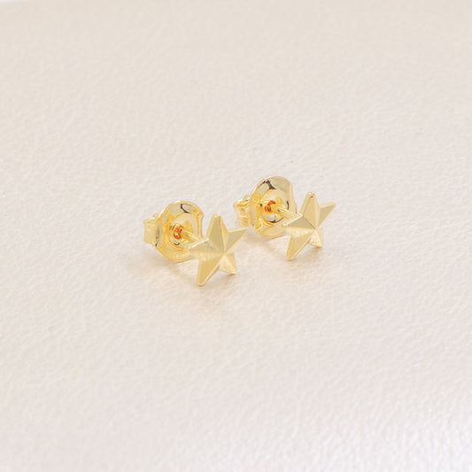Aretes Estrellas Mini Oro Laminado 18k