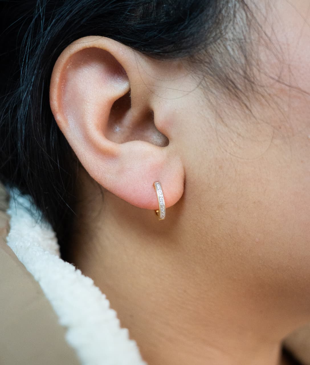 Aros Candonga Ed Esp 1.2cm Oro Laminado 18k