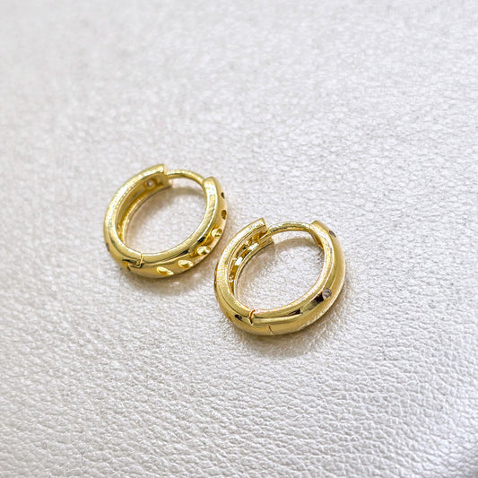 Aros Candonga Sunset Oro Laminado 18k