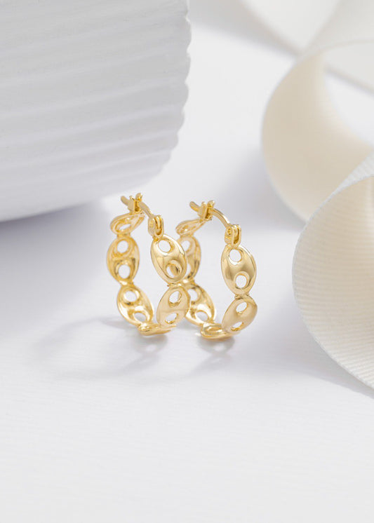 Aros Candonga Gucci Oro Laminado 18k