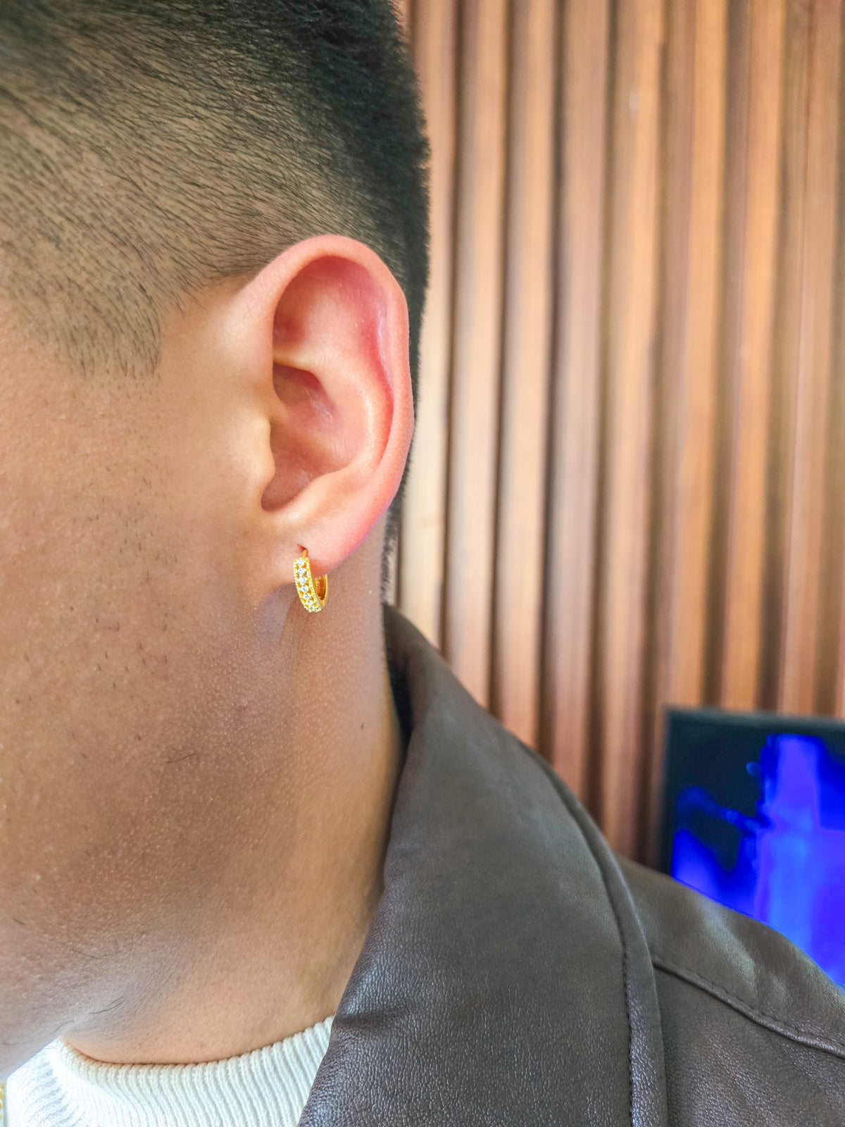 Aros Candonga Oval Oro Laminado 18k
