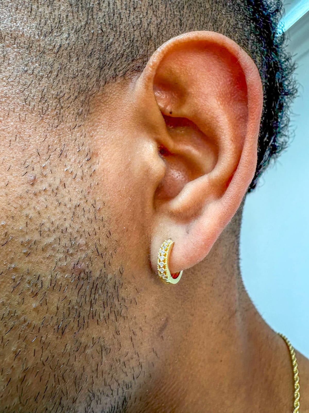 Aros Candonga Oval Oro Laminado 18k