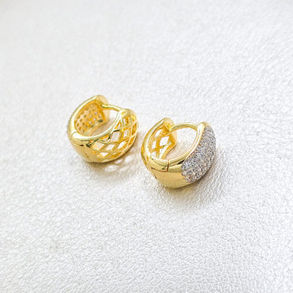 Aros Candonga Styling Oro Laminado 18k