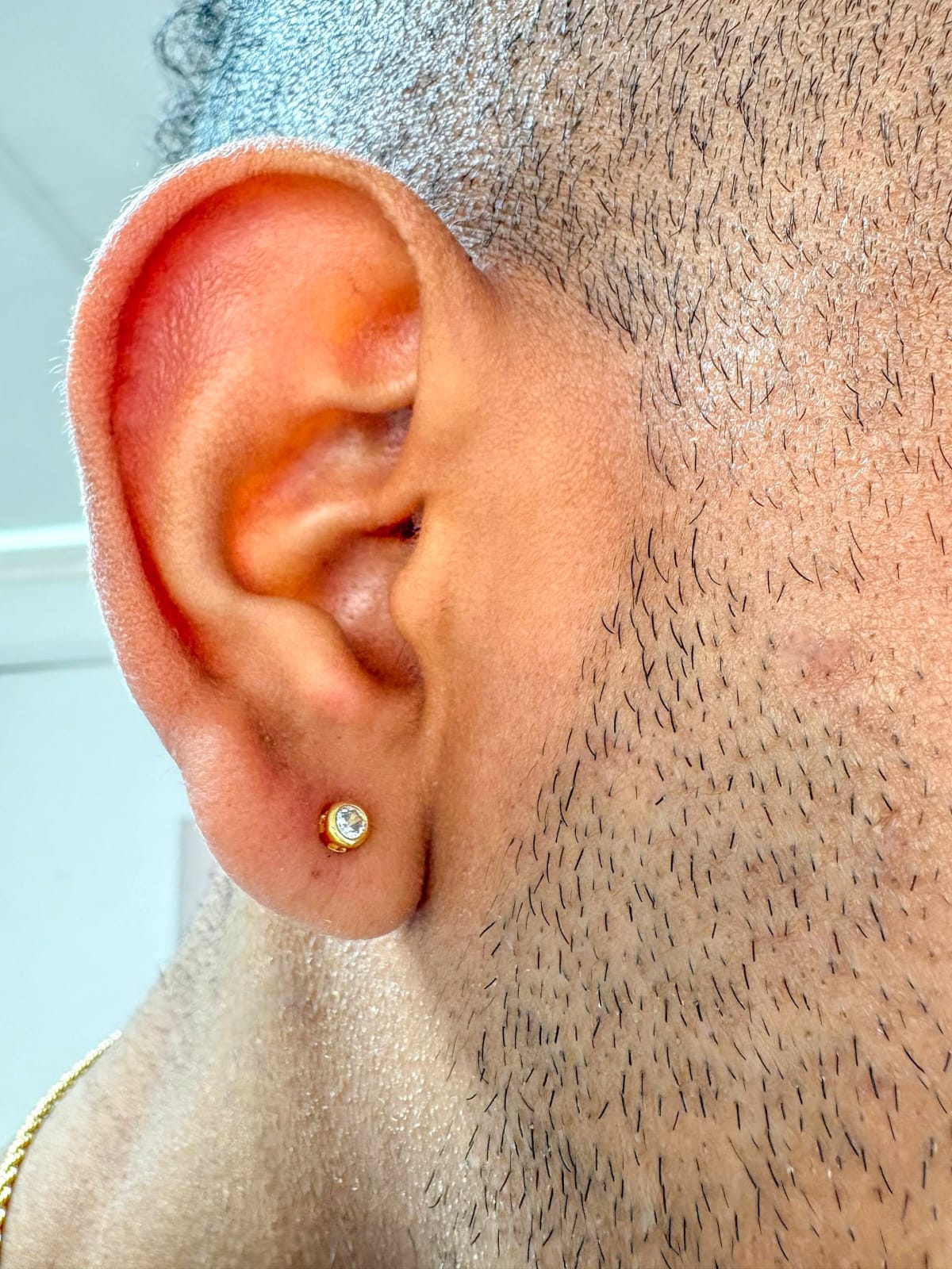 Aros Circle Pequeño 3,5mm Oro Laminado 18k