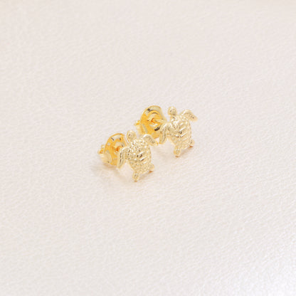 Aros Tortuga Oro Laminado 18k
