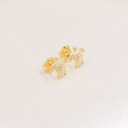 Aros Tortuga Oro Laminado 18k