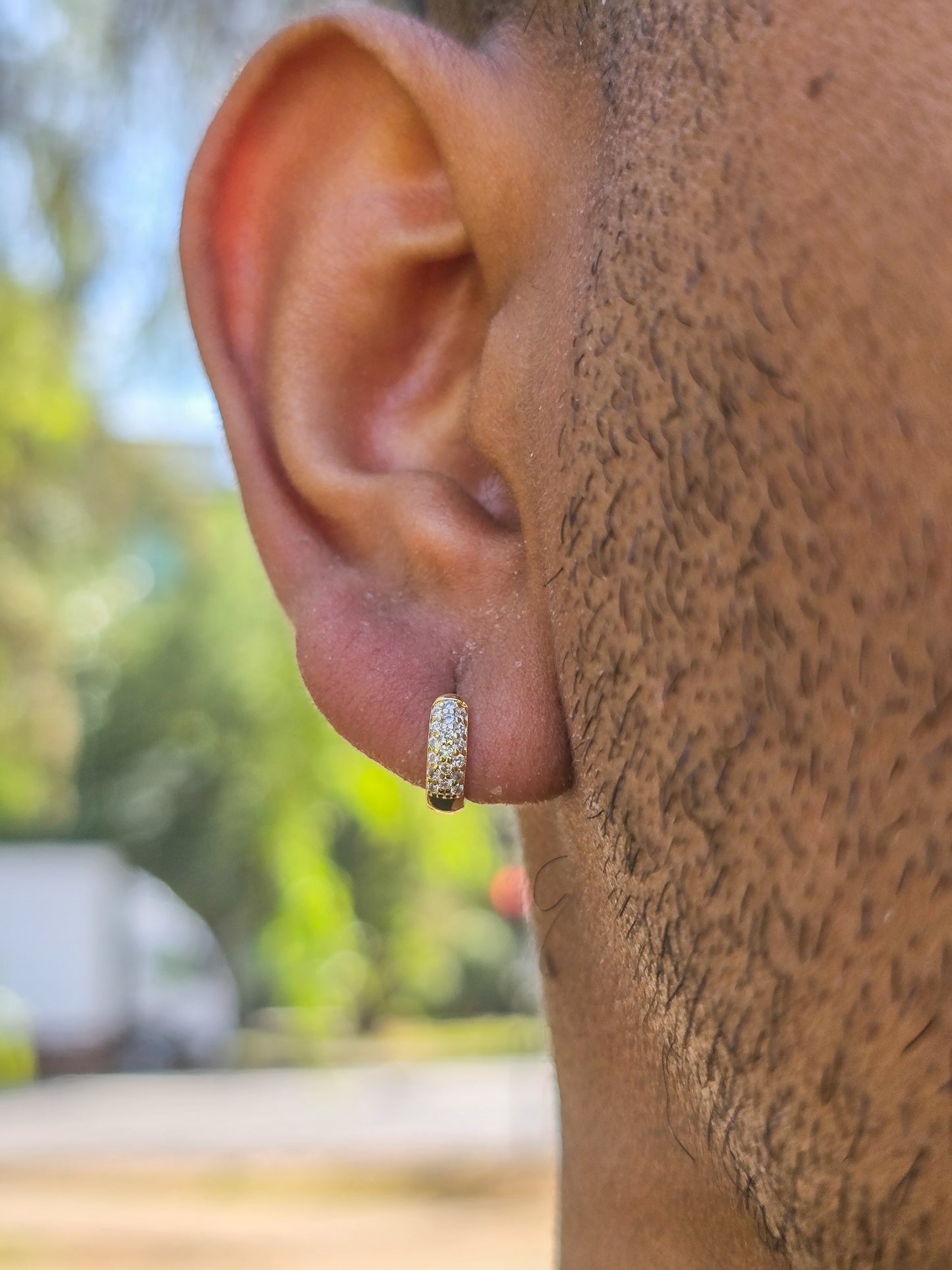 Aros Elegant 8mm Oro Laminado 18k