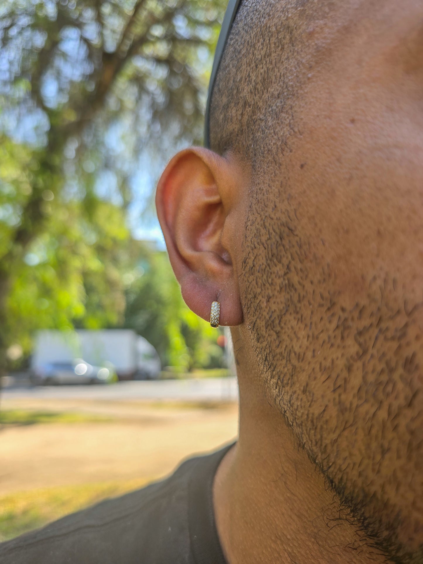 Aros Elegant 8mm Oro Laminado 18k