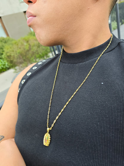 Cadena Gucci Delgada Oro Laminado 18k