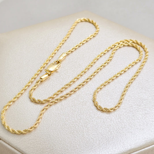 Cadena Tejido Tourbillon Oro Laminado 18k