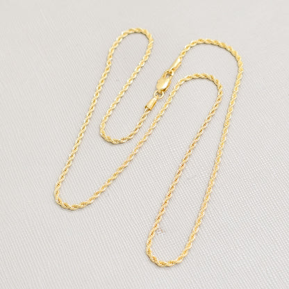 Cadena Tejido Tourbillon Oro Laminado 18k