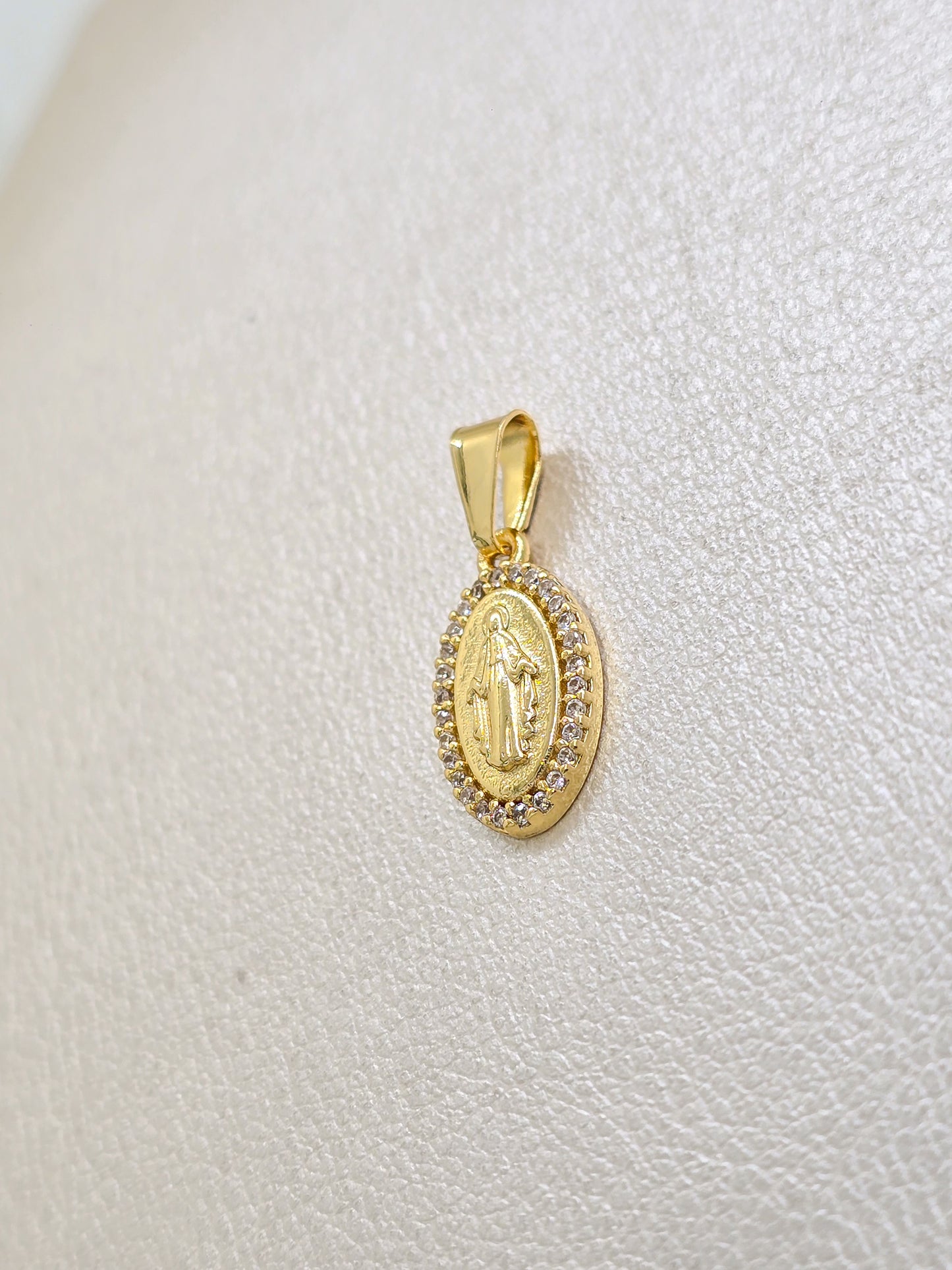 Colgante Milagrosa Oro Laminado 18k