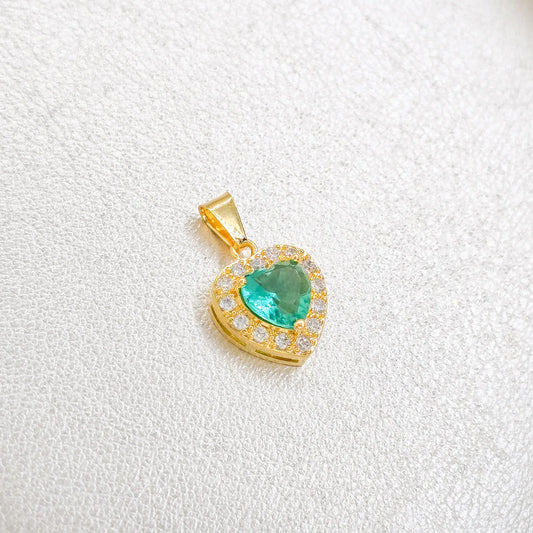 Colgante Corazón Serenity Oro Laminado 18k