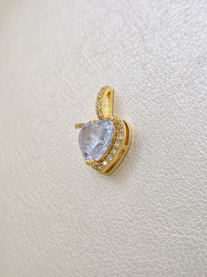 Colgante Corazón Serenity Oro Laminado 18k