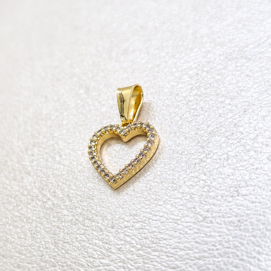Colgante Amour Circonias Oro Laminado 18k