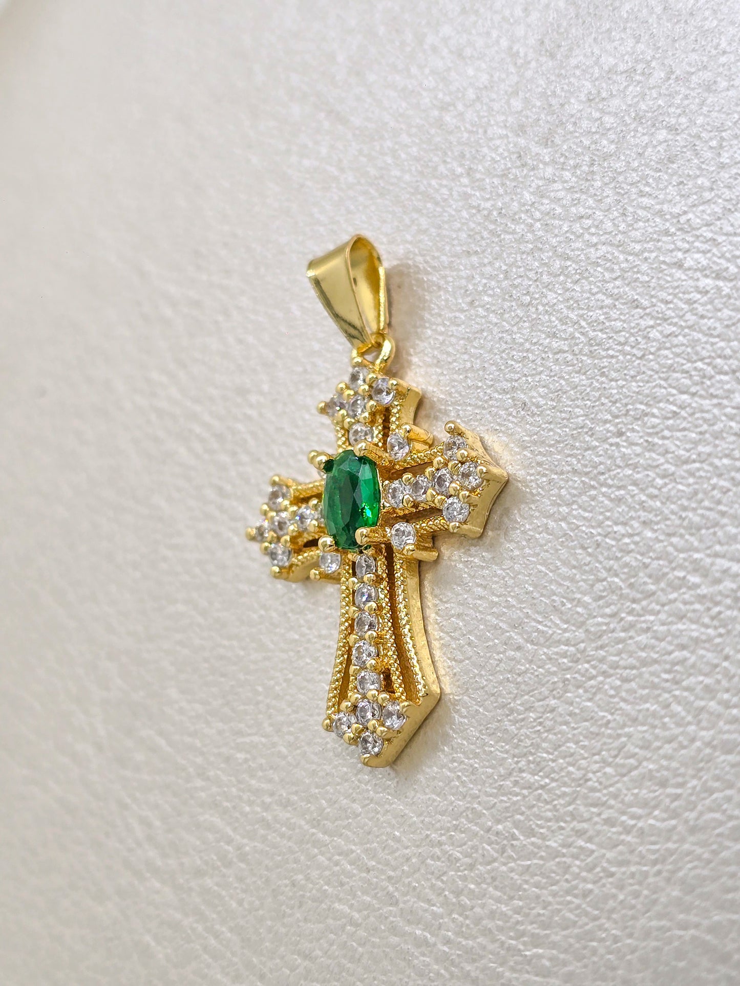 Colgante Green Soul Oro Laminado 18k