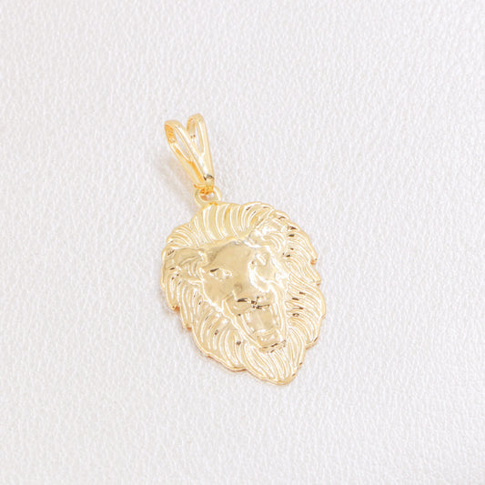 Dije Silueta León Oro Laminado 18k