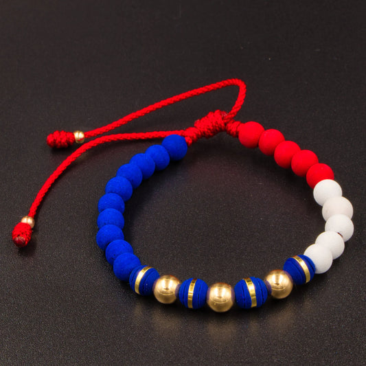 Brazalete de Chile Fiestas Patrias Oro Laminado 18k