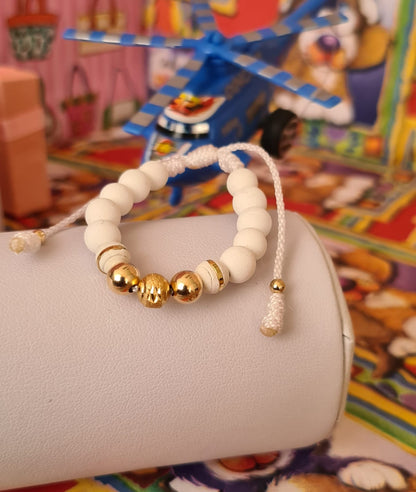 Brazalete Balín Oro Laminado 18K