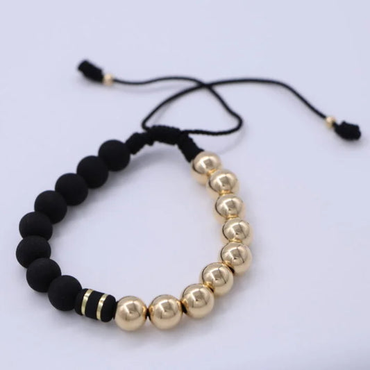 Brazalete Yin-Yang Oro Laminado 18k