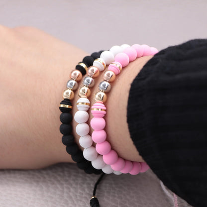 Brazalete Balín Tres Oros Oro Laminado 18k