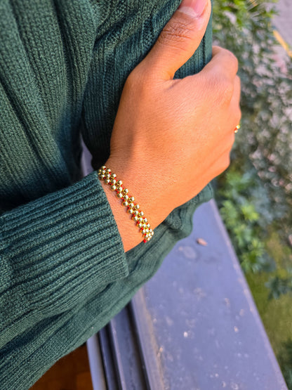 Brazalete Ajustable Un Estilo Sin Límites Oro Laminado 18k