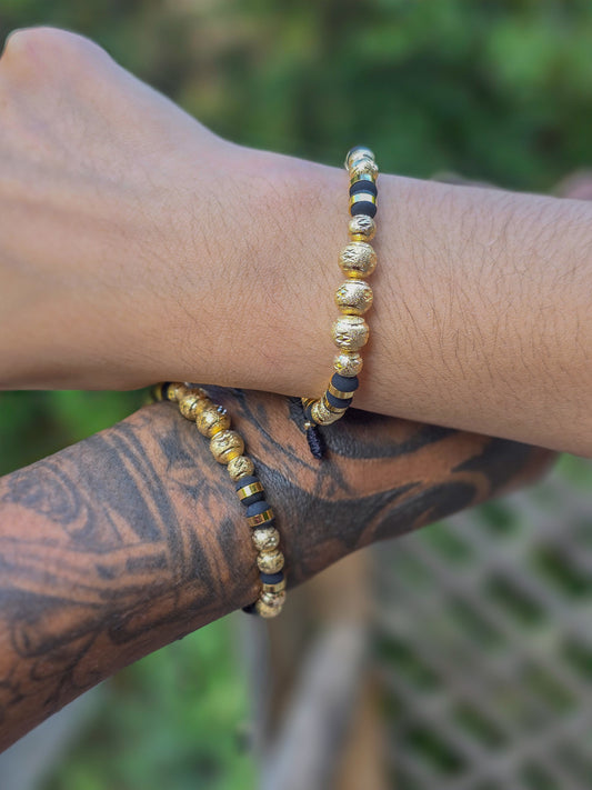 Pulseras de Amor Compartido Oro Laminado 18k