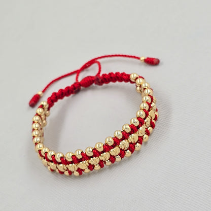 Brazalete Ajustable Lujo En Cada Movimiento Oro Laminado 18k