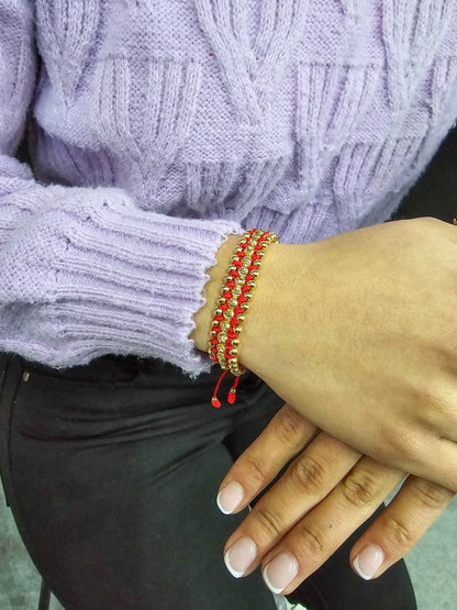 Brazalete Ajustable Lujo En Cada Movimiento Oro Laminado 18k
