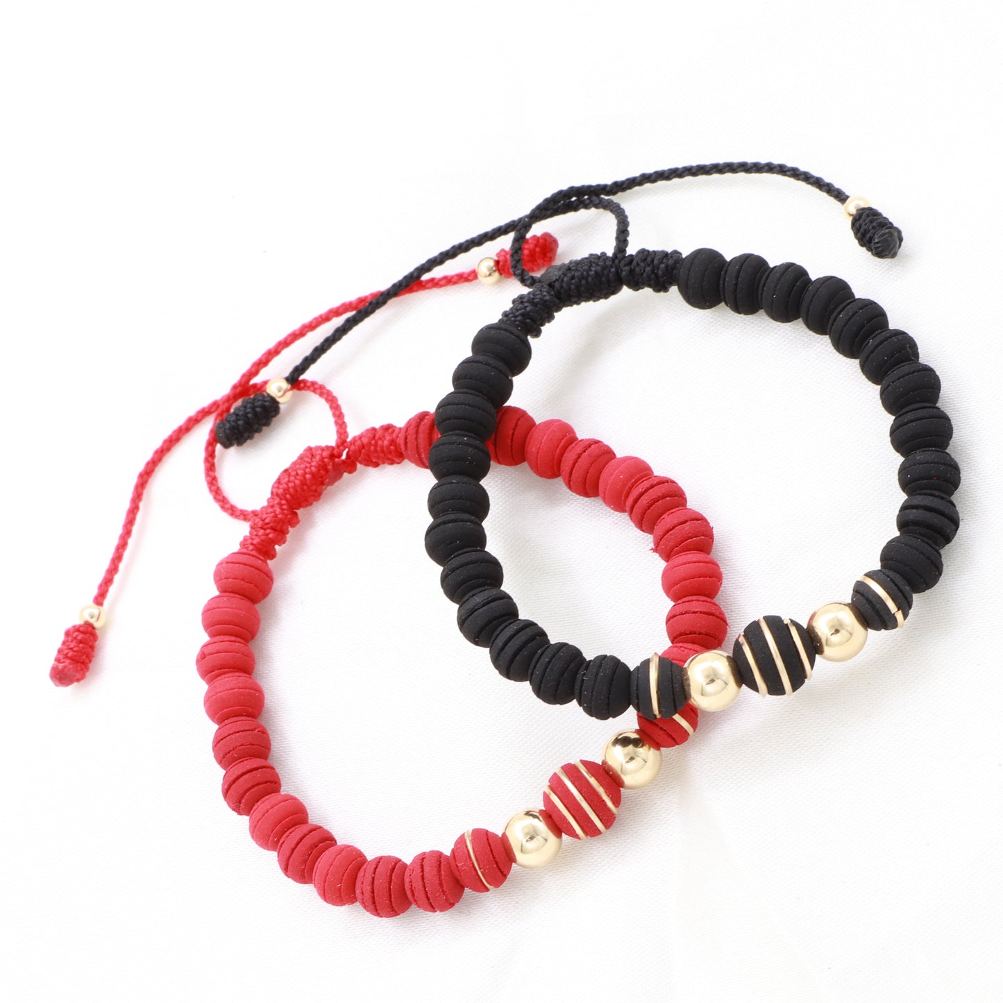 Brazalete Balines Dorado Oro laminado 18K