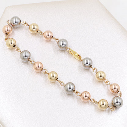 Brazalete Tres Oros Laminado 18k