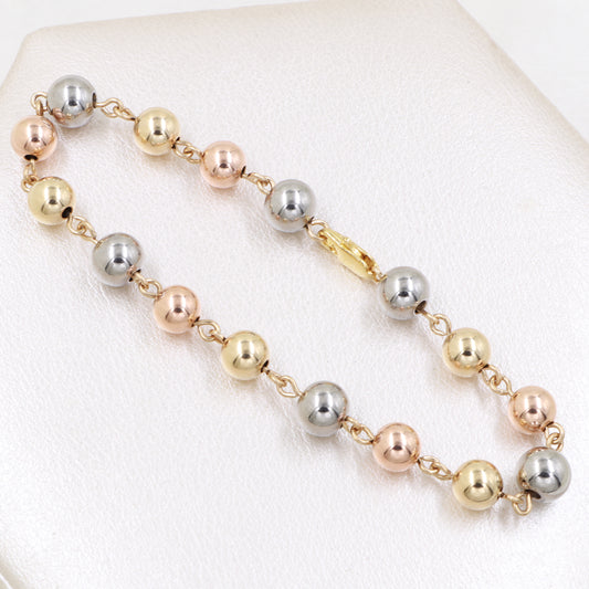 Brazalete Tres Oros Laminado 18k