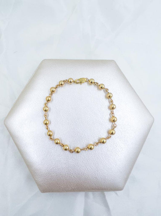 Brazalete Dorado Oro Laminado 18k