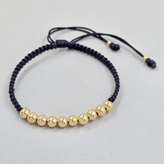 Brazalete Balín Oro Laminado 18k