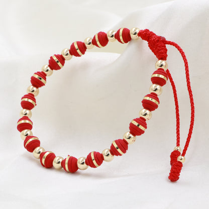 Brazalete Con Neopreno Anillados Oro Laminado 18k