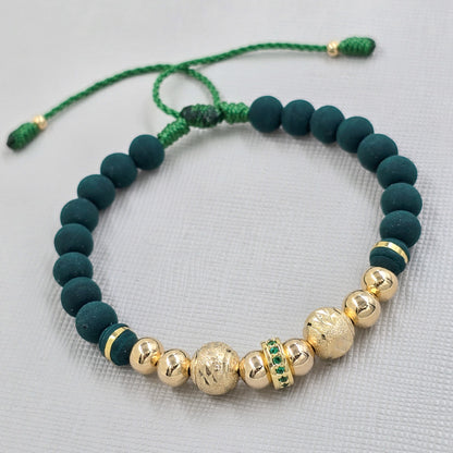 Brazalete Ajustable El Color De La Distinción Oro Laminado 18k