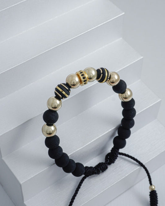 Brazalete Con Rondeles Grandes Oro Laminado 18k