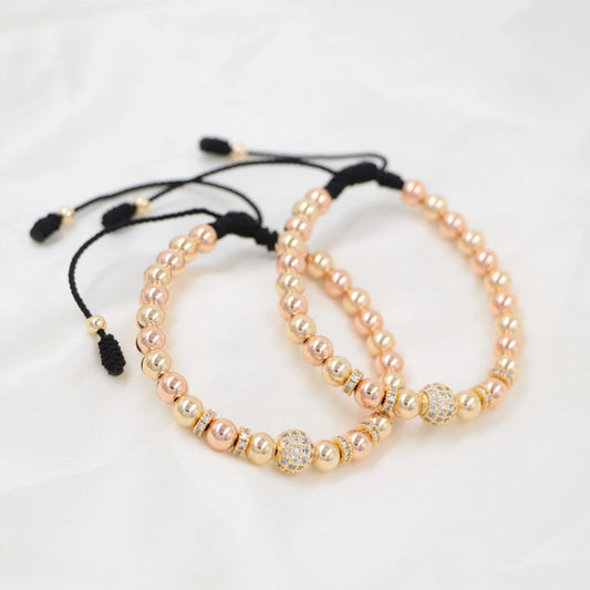 Brazaletes Para Boda Esposos En Oro Laminado 18k