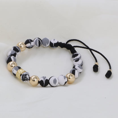 Brazalete Camuflado Militar Oro Laminado 18K