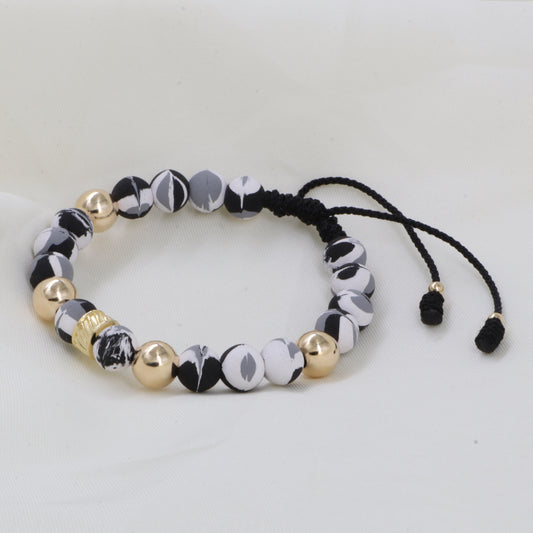 Brazalete Camuflado Militar Oro Laminado 18K