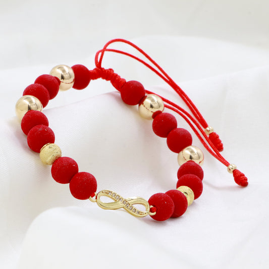 Brazalete Infinito Love Oro Laminado 18k