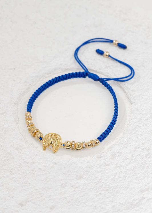 Brazalete Caballo Con Herradura Oro Laminado 18K