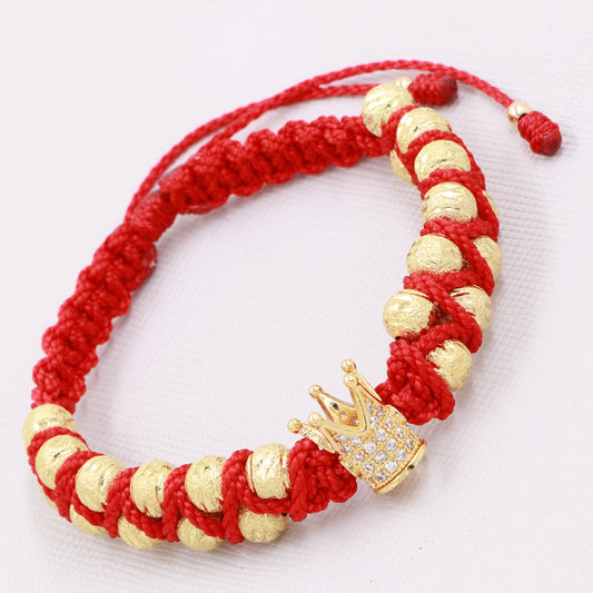 Brazalete Luxury Crown En Oro Laminado18k