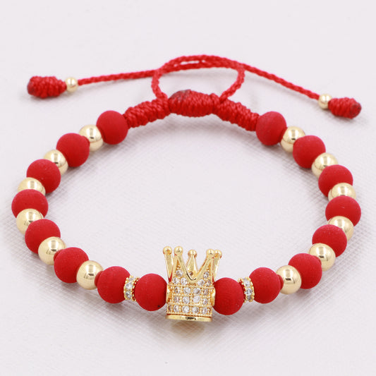 Brazalete Elegant Crown En Oro Laminado 18k