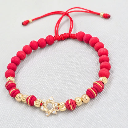 Brazalete Ajustable Delicadeza Que Enamora Oro Laminado 18k