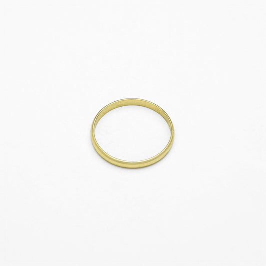Anillo Alianza Oro Laminado 18k