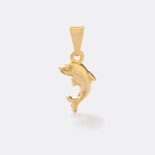 Colgante Delfín Oro Laminado 18k