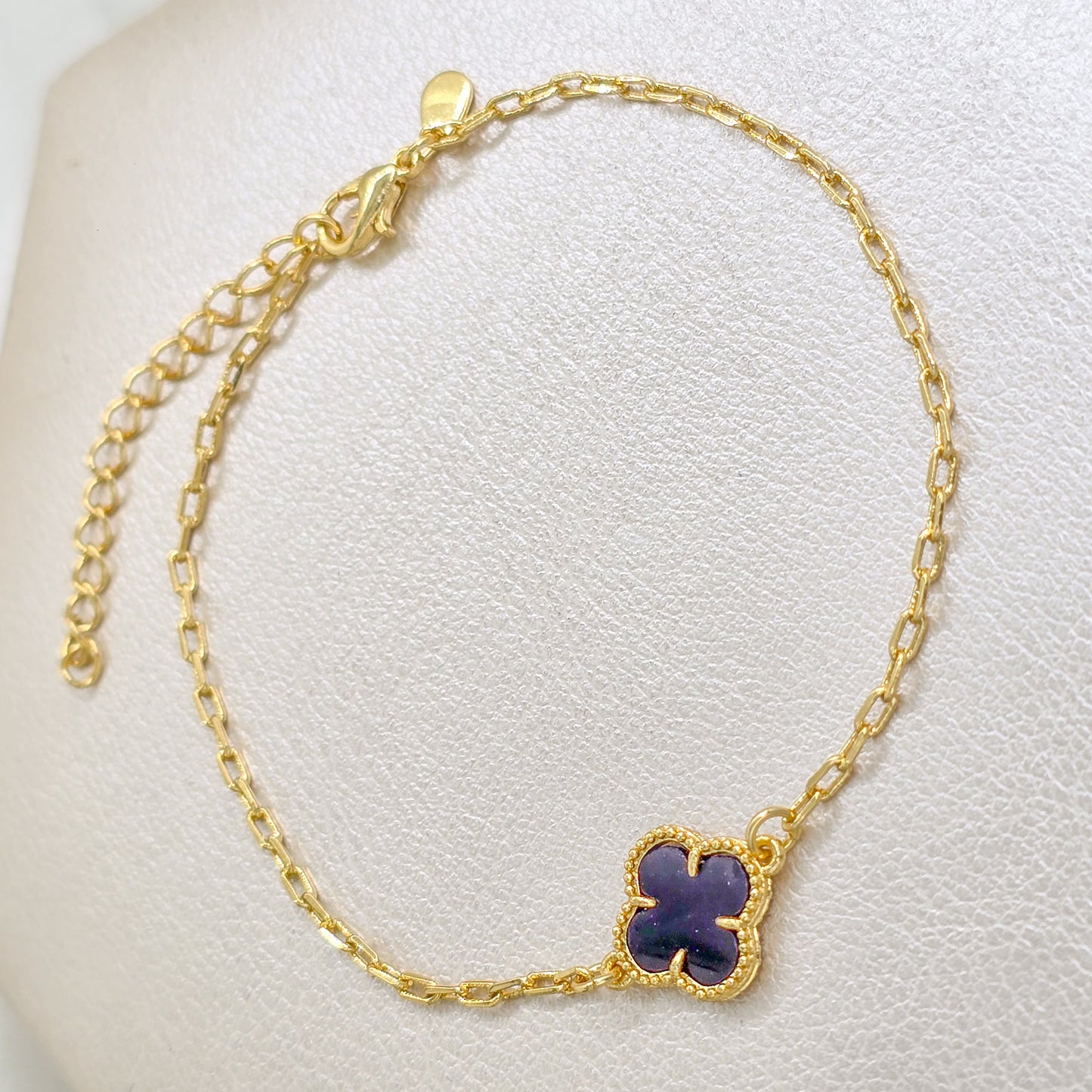 Pulsera Van Cleef Con Extensor Oro Laminado 18k
